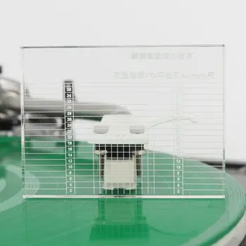 

LP Vinyl Record Player Measuring Phono Tonearm VTA Azimuth Ruler Balance Cartridge Headshell Turntable