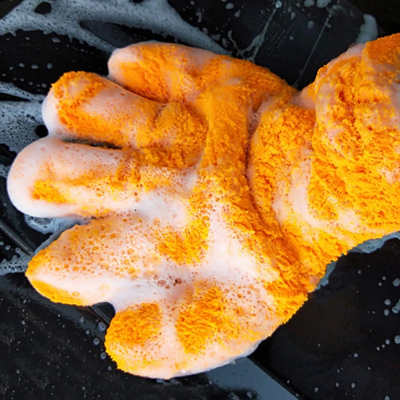 Polishing Wash Towels Plush Microfiber Washing Glove Coral Fleece Car Wash Gloves Car Towels Cleaning Accessories car cleaning gloves microfiber car mitt microfiber cleaning gloves microfiber washing gloves microfiber gloves microfiber car towels