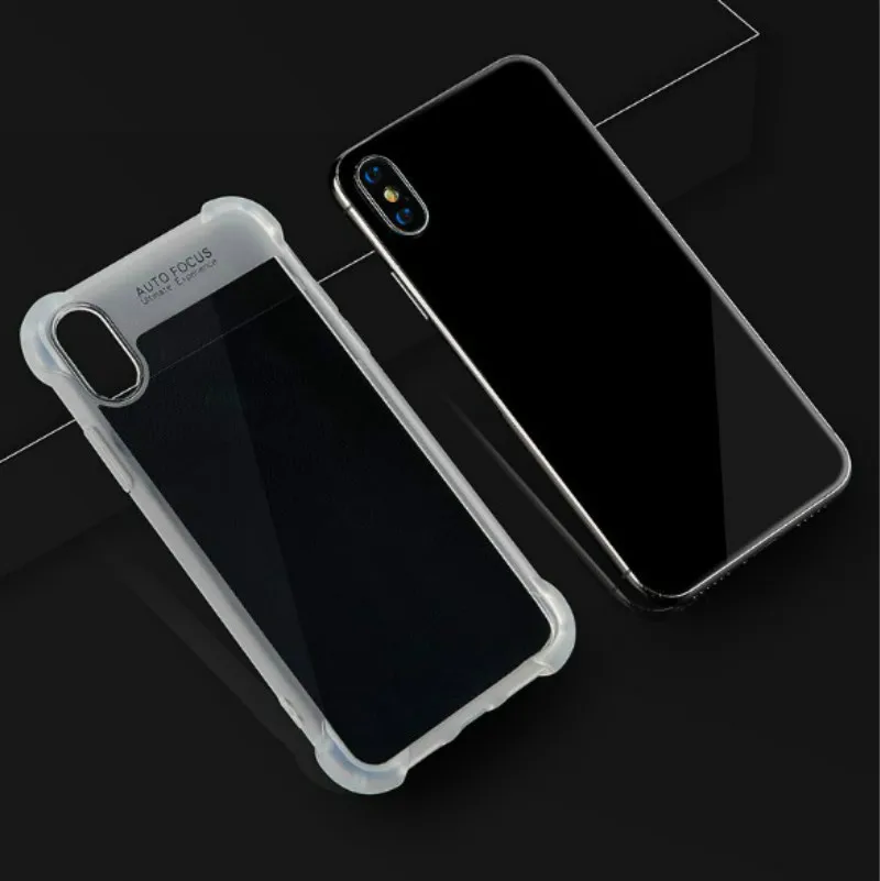 

Shockproof Thin Hard Bumper TPU Case Cover For Apple iPhone X 8 7 Plus 6s
