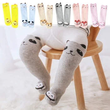 

Cute Infant Kids Baby Girls Sock Cotton Knee High 3D Animal Long Socks Warm Leg Warmers 2020 Baby Socks