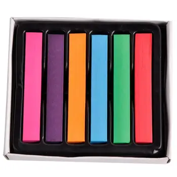 

6-color Short Hair Color Pens Plant Formula Mild And Non-irritating Disposable Hair Color Pen maquiagem