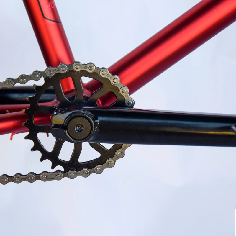 Стальная рама 20 дюймов bmx велосипед мужской performance bike orange/красный шины не складной
