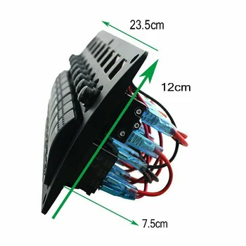 

Replacement Switch Panel Boat Waterproof LED Rocker Circuit Breaker Blue
