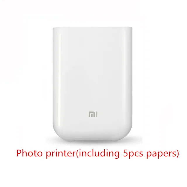 The Printer Xiaomi AR принтер 300 точек/дюйм портативный фото мини карман с DIY поделиться 500 мАч принтер картинок Карманный работать с приложением Mijia - Цвет: The Printer