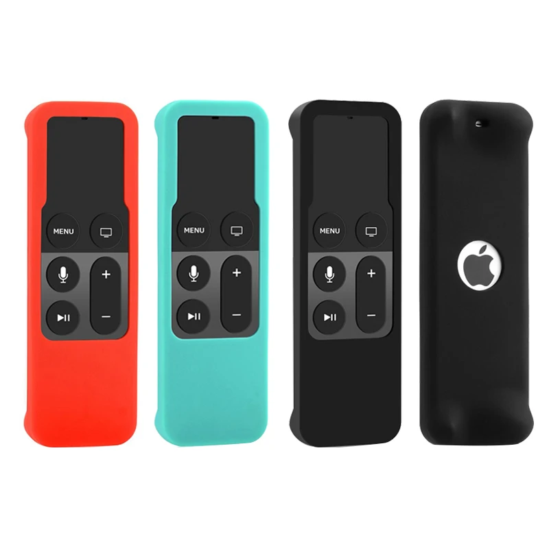 Funda protectora de silicona para Apple TV de 4. ª generación, funda ligera a prueba de golpes