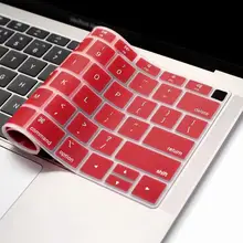 EU US English Keyboard Skin for Macbook Air 13 2018 A1932 Keyboard Cover Silicon Waterproof Skin Film Protector