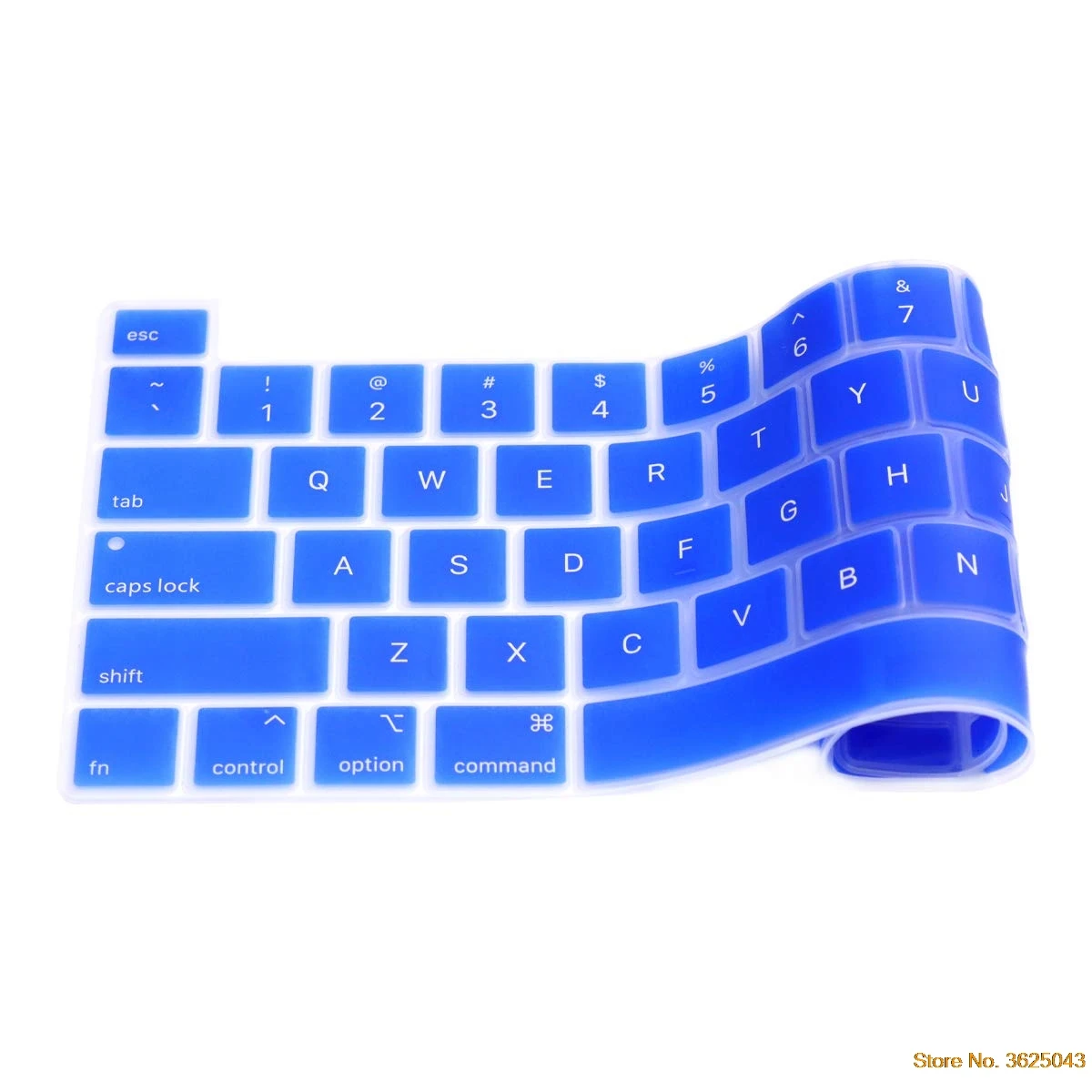 for MacBook Pro 16 Inch A 2141 A2141 with Touch Bar & Touch ID & Display Silicone English Keyboard Cover Skin,Blue for MacBook Pro 16 Inch A 2141 A2141 with Touch Bar & Touch ID & Display Silicone English Keyboard Cover Skin,Blue