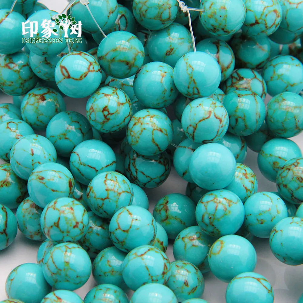 1 шт. натуральный Turquois e свободные бусины 4/6/8/10/12/14/16 мм зеленый Turquois e камень с теплой энергией, исцеление Мощность для поделок DIY, для изготовления бижутерии, 1809