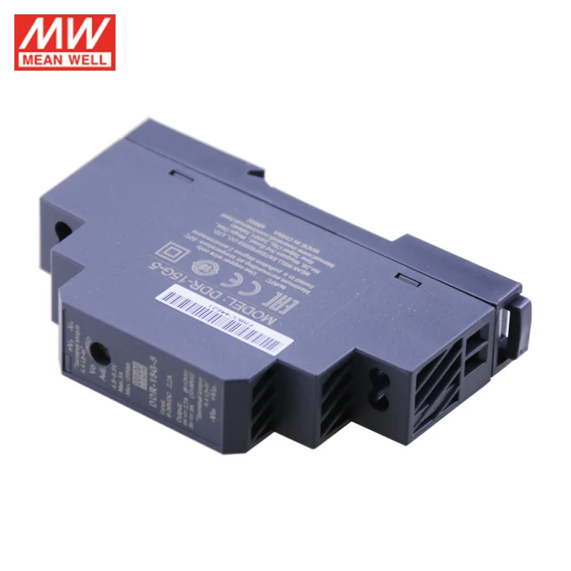 Бренд MEAN WELL представляет DIN Rail DC-DC конвертер DDR-15G-3.3 Вход весом 9-36V DC до 3,3 V DC 3.5A 11,6 W Средняя мощность питания(12 V/24Vdc для 3.3Vdc