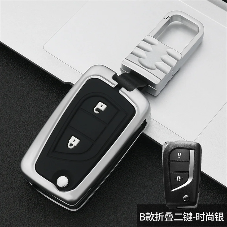 Durevole custodia rigida per portachiavi con telecomando per auto per Toyota Hilux Revo Innova Rav4 Fortuner accessori portachiavi 14 Durevole custodia rigida per portachiavi con telecomando per auto per Toyota Hilux Revo Innova Rav4 Fortuner accessori portachiavi - He34bfc14d10b416d95bd64e000dd117cn