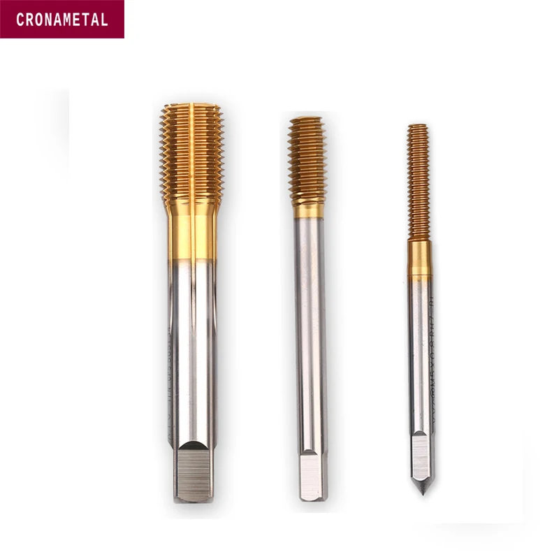 Kodiak USA Made 10-32 Roll Forming Tap H4 Limit Bottom Style High Speed Steel TiN Coated Thread Forming Tap Kodiak USA Made 10-32 Roll Forming Tap H4 Limit Bottom Style High Speed Steel TiN Coated Thread Forming Tap
