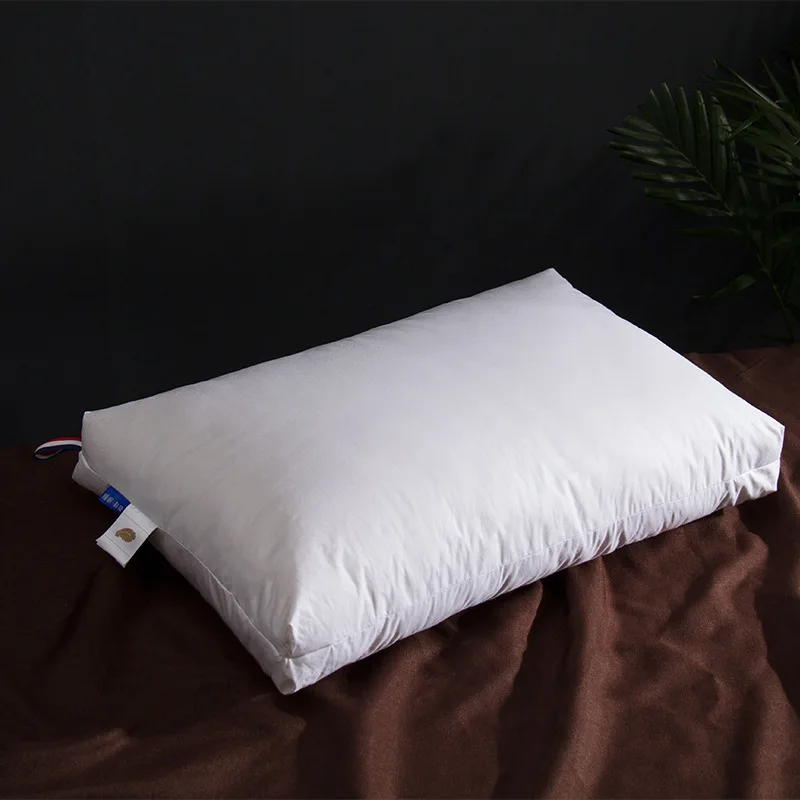 Подушка с объемным изображением белой утки/гусиного пуха, стандартный Антибактериальный элегантный домашний текстиль, новая подушка с настоящим утиным пухом 48*74 см - Цвет: colour5