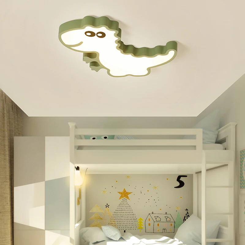

Modern LED Ceiling Light Baby Room Boy and Girl Cartoon Dinosaur Ceiling Light Lighting Children's Bedroom Lights