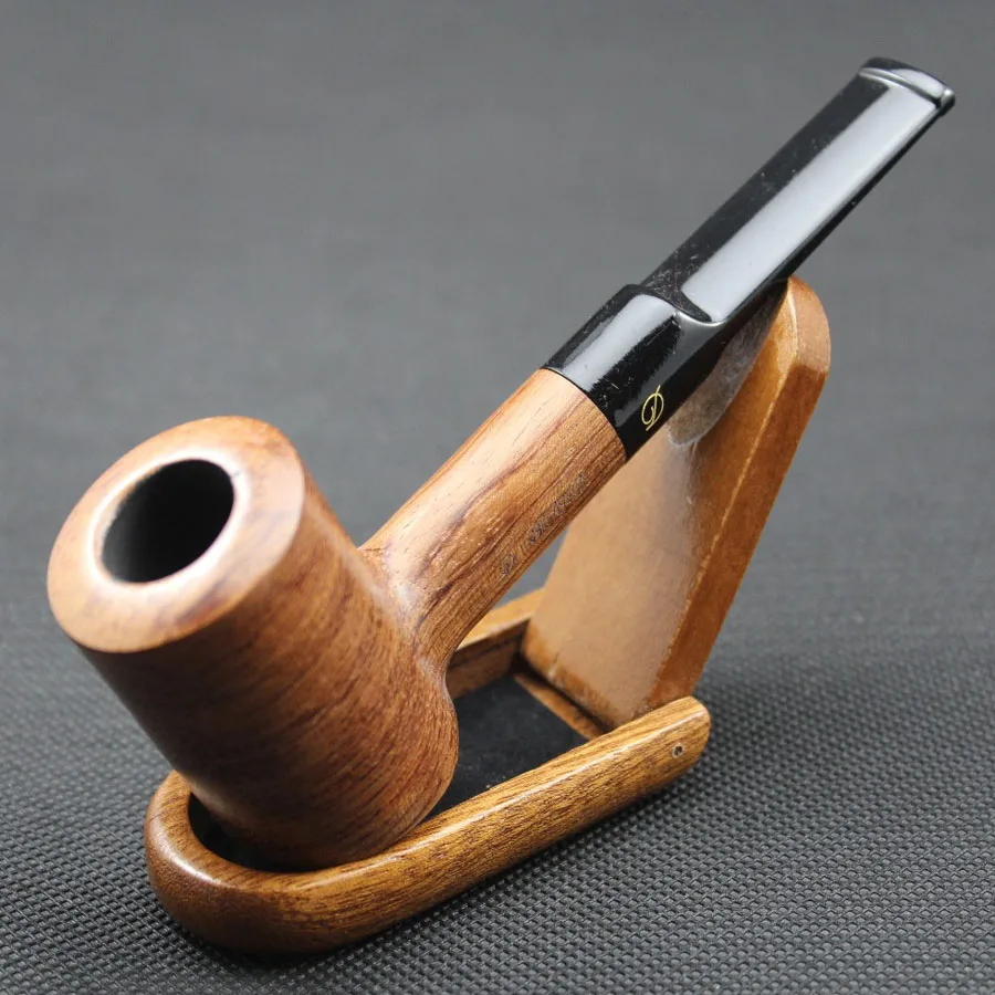 

Durable Handmade Solid Red Wood Straight Smoking Pipe RoseWood Tobacco Wooden Smoke Pipes 10pcs 9mm Filters + Pouch + Holder 107