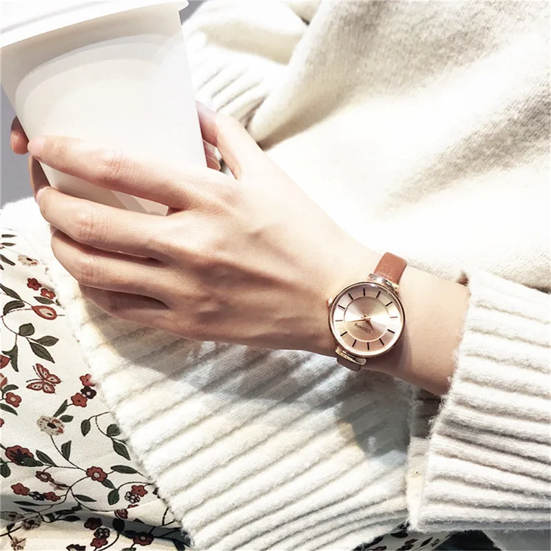 

2018 New Style Ulzzang Literature And Art Retro Watch Student Korean-style Simple Casual Glorious Waterproof Fashion Models
