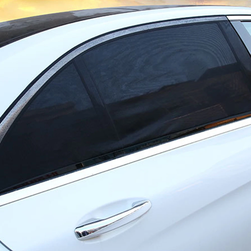 Покрытие на окно автомобиля солнцезащитный козырек занавеска защита от ультрафиолета солнцезащитный козырек-Сетка Солнечные москитные пылезащитные Чехлы для автомобиля