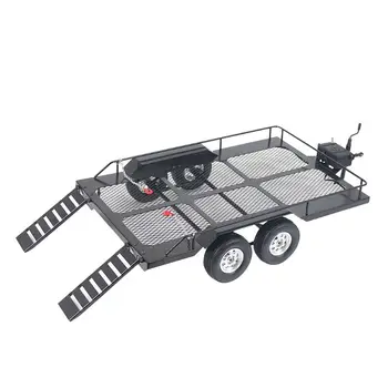 

Metal Trailer for 1/10 Rc Rock Crawler Truck Trx4 Axial Scx10 90046 90047 Cc01 D90 D110