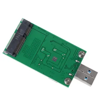 

MSATA SSD to USB 3.0 Adapter Card ASM1153E High Speed Mobile U Disk Converter