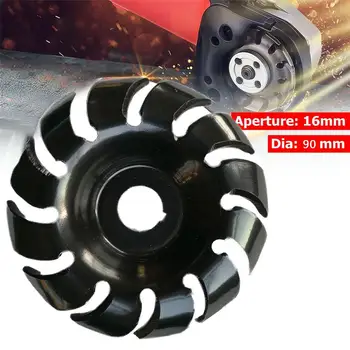 

Litake Electric Angle Grinder Shaping Blade Wood Carving Disc Cutting Tools 90mm/16mm