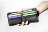 PNDME high quality soft genuine leather men's short wallet casual simple youth full cowhide thin credit card holder black purse 2