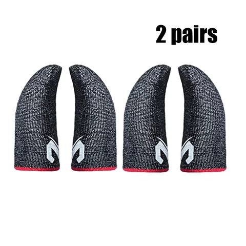 pairs  Phone Games Sweat-Proof Finger Gloves Thumbs Finger Cover Anti-slip Cot Sleeve for PUBG Touch Screen Game