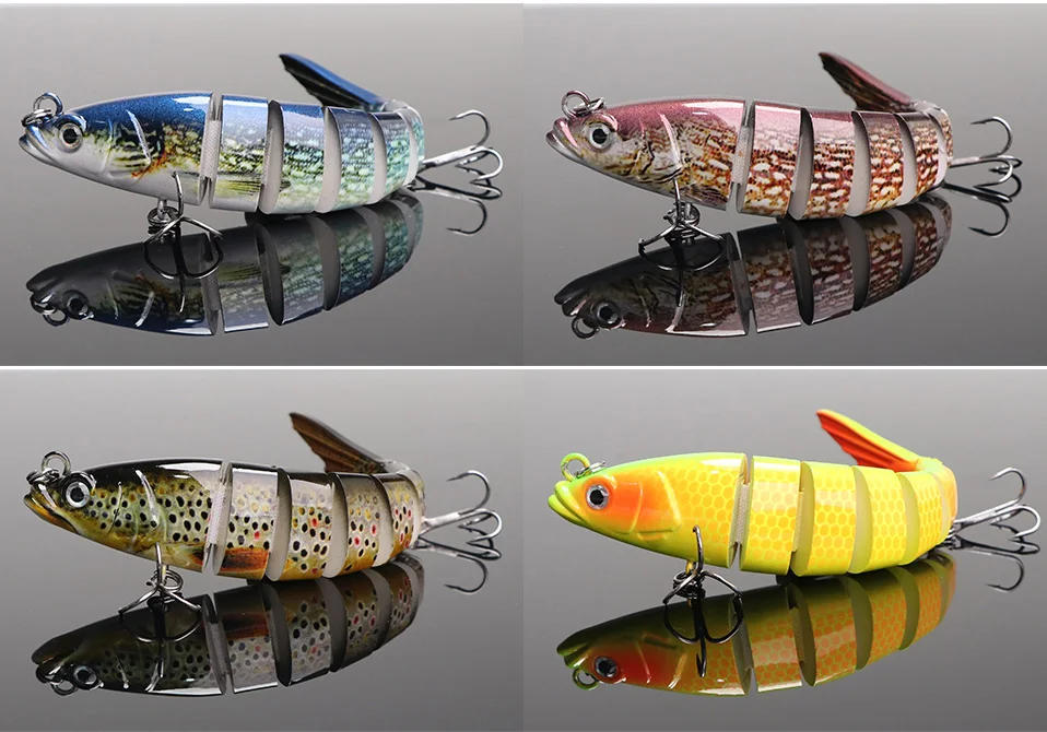 VTAVTA 14cm 23g Sinking Wobblers Fishing Lures Jointed Crankbait Swimbait 8 Segment Hard Artificial Bait For Fishing Tackle Lure 011
