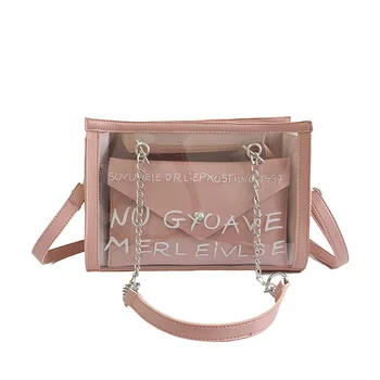 

Luyo Summer Beach Transparent Luxury Handbags Women Bags Designer Ladies Plastic Shoulder Crossbody Bags For Women Day Clutches