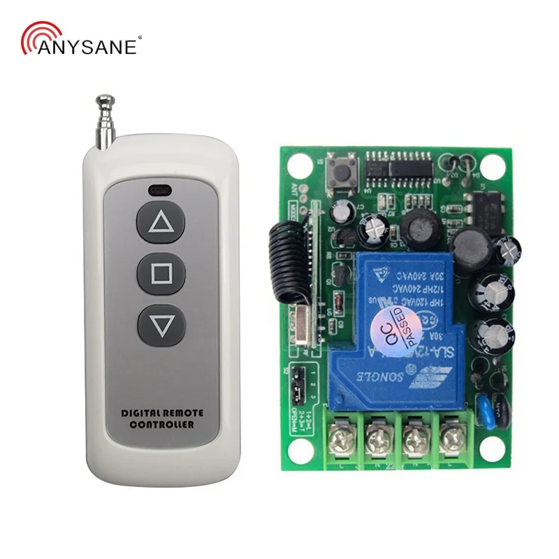 

Universal Wireless Remote Switch RF 433mhz Transmitter And Receiver Relay AC220V Radio Remote Control Controller For Indoor Home