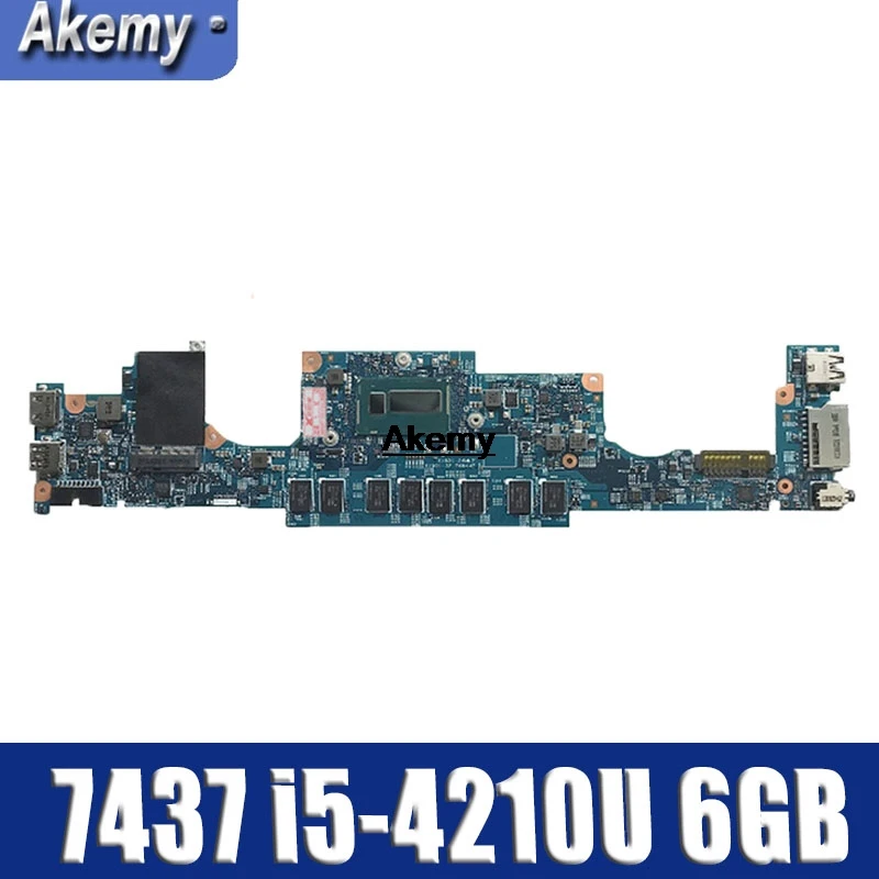 

CN-0W5PG0 W5PG0 FOR DELL INSPIRON 7437 laptop motherboard DOH40 12310-1 PKNM5 I5-4210U 6G mainboard