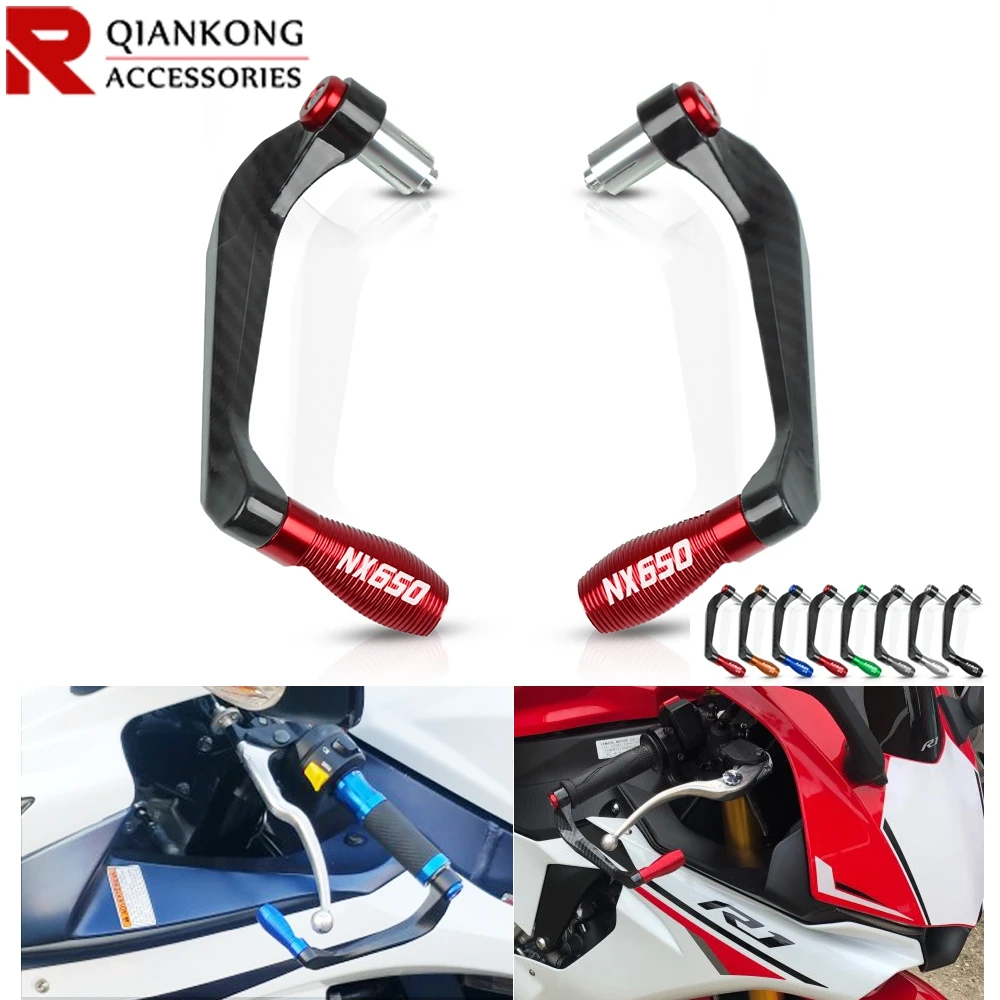 

Motorcycle accessories Universal 7/8"22mm Motorcycle Handlebar Brake Clutch Levers Protector Guard FOR HONDA NX650 nx650 NX 650