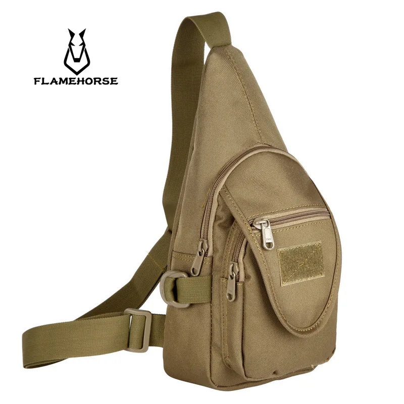 

Flamehorse Outdoor Backpack Tactical Shoulder Bag Casual Sports Bag Oblique Bag Camouflage Bag MEN'S Single-shoulder Bag