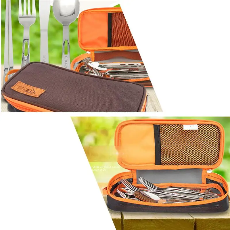 Cookware Storage Bag Tableware Bag Portable Storage Organizer Toiletry Pouch for Outdoor Camping Barbecue