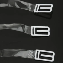 3x Нескользящие зажимы для бюстгальтера груди Rop ремешок держатель Веревка DIY Замена