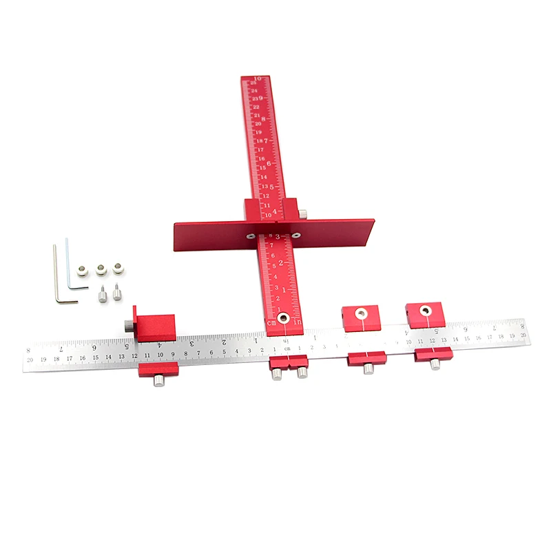 Cabinet Hardware Jig Center Drill Bit Guide Set Sleeve Cabinet Hardware Locator Wood Drilling Detachable Hole Punch Jig Tool Cabinet Hardware Jig Center Drill Bit Guide Set Sleeve Cabinet Hardware Locator Wood Drilling Detachable Hole Punch Jig Tool