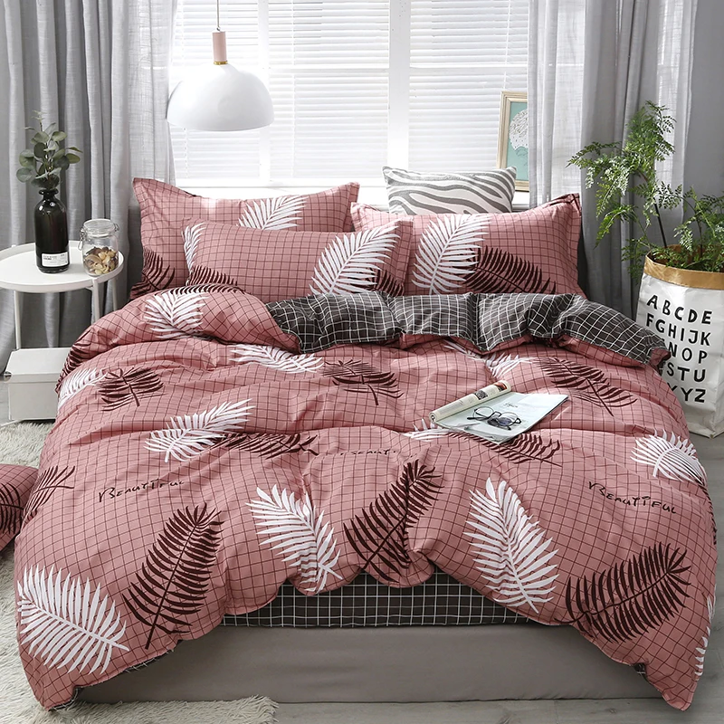 

Bedding Set 4Pcs/Set 21Style Bed Sheet Pillowcase Sets Bedding Set Luxury Bedding Set Home Twin Bedding Set Bed Set Queen Size