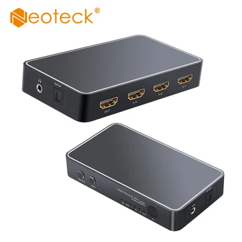 

Neoteck HDMI Switch with Audio Extractor Support PIP ARC Function With IR Remote Controller HDMI to HDMI Optical Converter