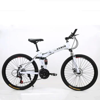 

Fashion new 26-inch mountain bike adult student variable speed folding mountain bike 21 speed self-speed road bike free of shipp