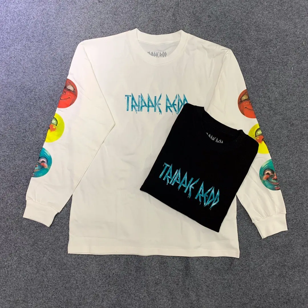 Trippie Redd футболка с длинными рукавами хлопок 1400 life's A Trip Limited Merch уличная одежда в стиле хип-хоп kanye west tripple redd футболки