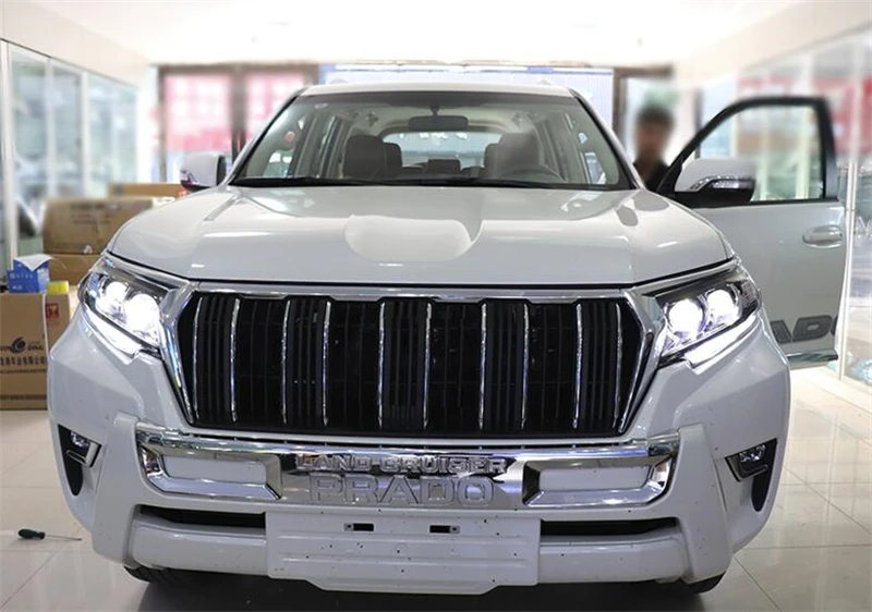 Автомобильные фары для Land Cruiser Prado, фары,,, h7, биксеноновые линзы, динамический сигнал поворота, светодиодный DRL
