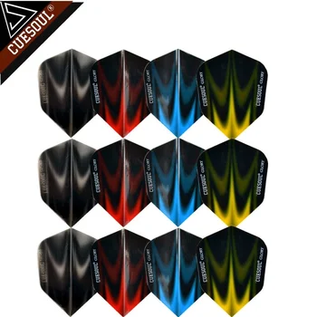 

12pcs 4 Sets CUESOUL Thick Translucent Dart Flights Tails Wings Dardos Feather Leaves For Darts Game
