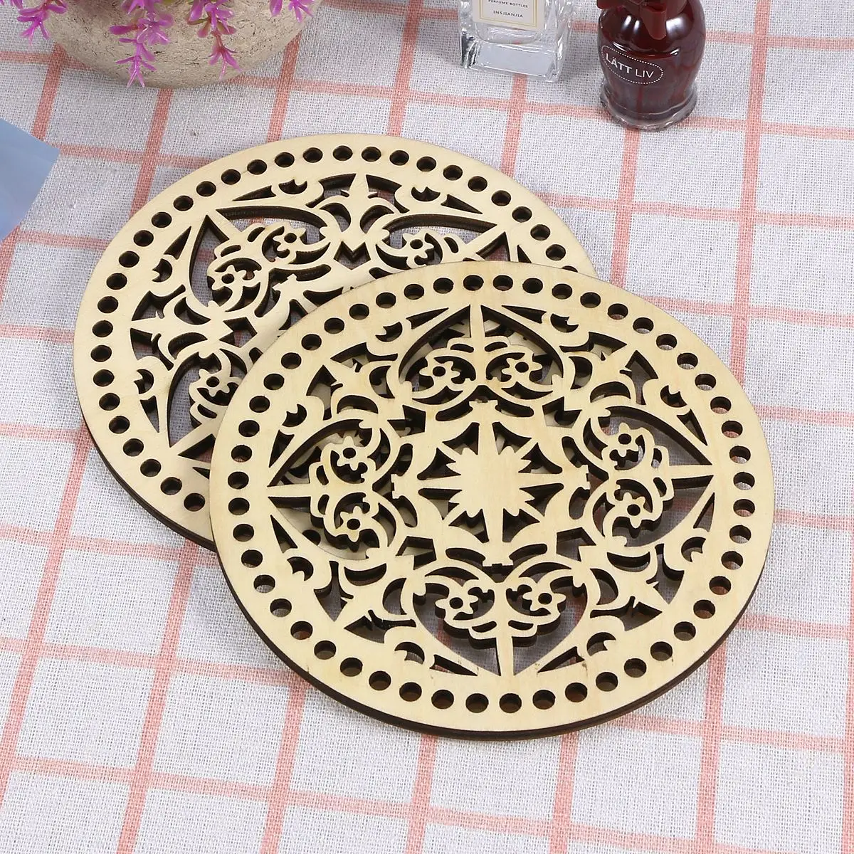 2 шт. DIY аксессуары для сумок креативные самодельные деревянные тканевые сумки