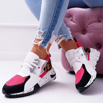 

GIGIFOX 2020 IG hot Sale Big size 43 Fashion Breathable Mesh walking Sneakers Comfortable Leisure Women Flats Shoes