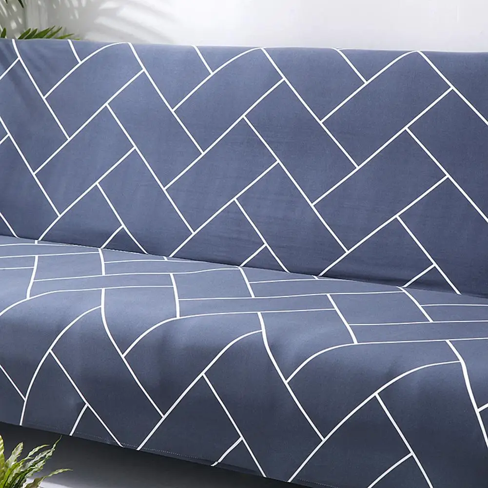 No Armrest Stretch Sofa Cover Slipcover All-Covered Folding Sofa Bed Cover Bed Fitted Sheet Universal Cover Sofa Towel