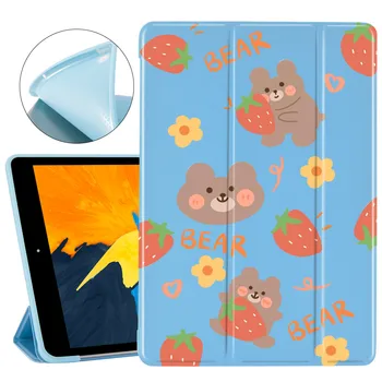 

Cute Case For ipad pro 11 Case 2020 luxury Soft Silicone For ipad Air 2 Tablet Cover Auto Wake UP For ipad 7th generation Case