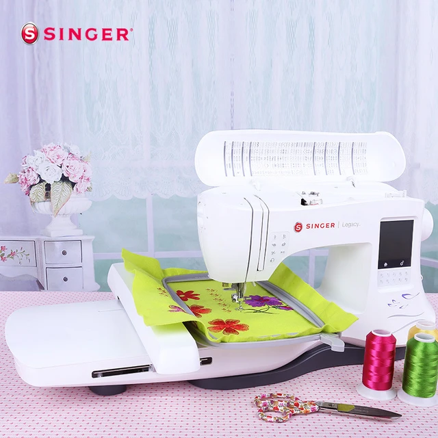 SINGER macchina da cucire per piccoli Computer macchina da ricamo domestica  SE300 macchina da ricamo elettronica completamente automatica 100-240V -  AliExpress