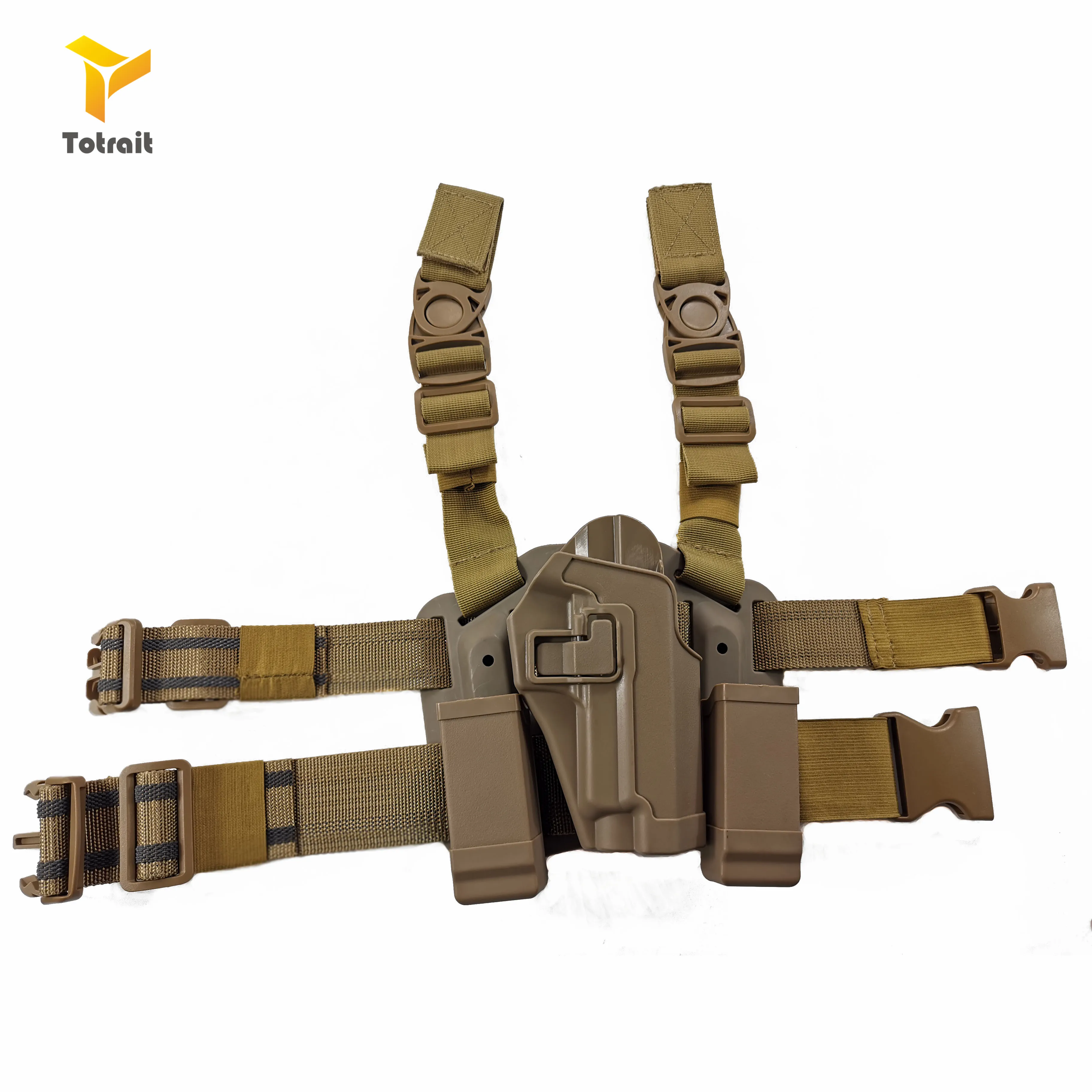 

TOtrait Tactical Hunting Leg Holster Thigh Drop Leg Holster Paddle Adapter Platform CQC P226 Gun Holster