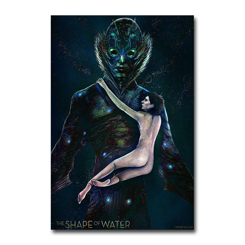 

THE SHAPE OF WATER Hot Movie Art SILK POSTER Wall painting 24x36inch