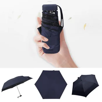 

Mini Pocket Umbrella Women UV Small Umbrellas Rain Women Waterproof Men Sun Parasol Convenient Girls Travel Parapluie Kid #BL3