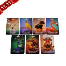 68 шт. карты Таро колода Карта Таро для духовного животного оракул руководство гадание Fate настольная игра для вечерние карточные игры