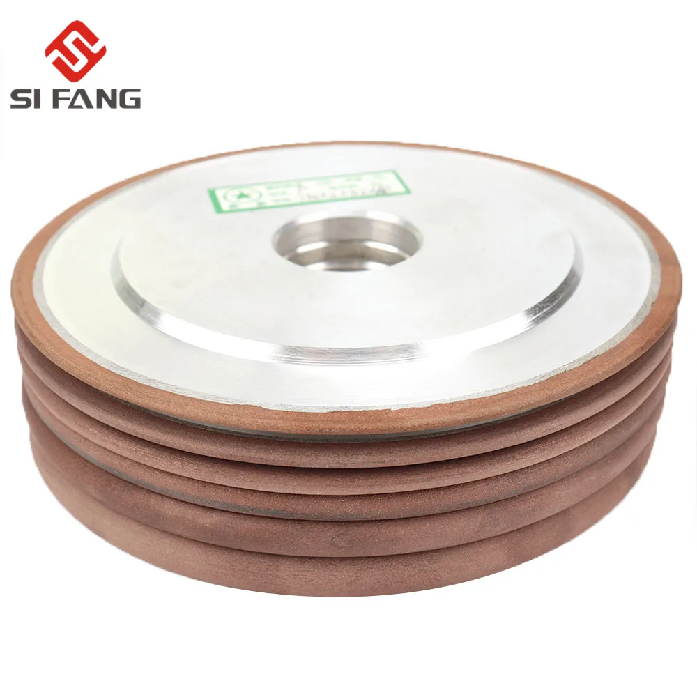 150mm Diamond Grinding Wheel 150mm Circular edge diamond Disc grinding wheel for Metal Tungsten Steel Milling Cutter Tool R1 R1.5 R2 R3 R4 R5